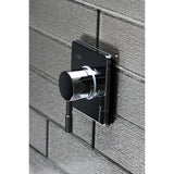 Concord Single-Handle Three-Way Diverter Valve with Square Trim Kit