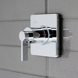 NuvoFusion Single-Handle Wall Mount Three-Way Diverter Valve with Trim Kit