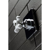 Single-Handle Wall Mount Three-Way Diverter Valve with Trim Kit