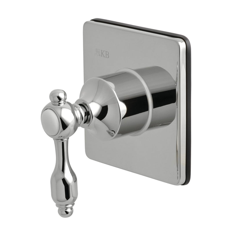 Tudor Single-Handle Three-Way Diverter Valve with Square Trim Kit