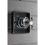 Single-Handle Three-Way Diverter Valve with Square Trim Kit