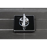 Single-Handle Three-Way Diverter Valve with Square Trim Kit