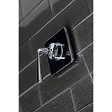 Single-Handle Three-Way Diverter Valve with Square Trim Kit