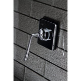 Single-Handle Three-Way Diverter Valve with Square Trim Kit