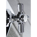 Single-Handle Three-Way Diverter Valve with Square Trim Kit
