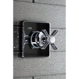 Single-Handle Three-Way Diverter Valve with Square Trim Kit
