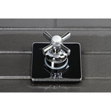 Single-Handle Three-Way Diverter Valve with Square Trim Kit