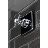 Single-Handle Three-Way Diverter Valve with Square Trim Kit
