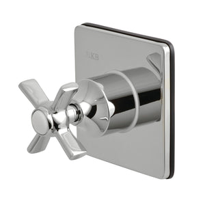 Single-Handle Three-Way Diverter Valve with Square Trim Kit
