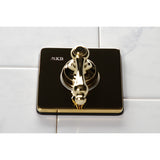 Single-Handle Three-Way Diverter Valve with Square Trim Kit