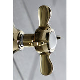 Single-Handle Three-Way Diverter Valve with Square Trim Kit