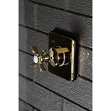 Single-Handle Three-Way Diverter Valve with Square Trim Kit