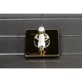 Bel-Air Single-Handle Three-Way Diverter Valve with Square Trim Kit