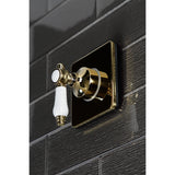 Bel-Air Single-Handle Three-Way Diverter Valve with Square Trim Kit