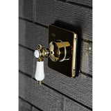 Bel-Air Single-Handle Three-Way Diverter Valve with Square Trim Kit