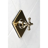 Single-Handle Three-Way Diverter Valve with Square Trim Kit