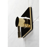 Concord Single-Handle Three-Way Diverter Valve with Square Trim Kit
