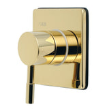 Concord Single-Handle Three-Way Diverter Valve with Square Trim Kit