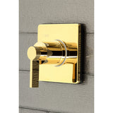 NuvoFusion Single-Handle Three-Way Diverter Valve with Square Trim Kit