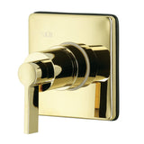 NuvoFusion Single-Handle Three-Way Diverter Valve with Square Trim Kit