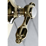 Tudor Single-Handle Three-Way Diverter Valve with Square Trim Kit