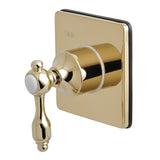 Tudor Single-Handle Three-Way Diverter Valve with Square Trim Kit