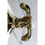 Single-Handle Three-Way Diverter Valve with Square Trim Kit