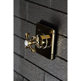 Single-Handle Three-Way Diverter Valve with Square Trim Kit