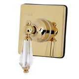 Willshire Single-Handle Three-Way Diverter Valve with Square Trim Kit