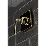 Single-Handle Three-Way Diverter Valve with Square Trim Kit