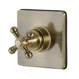 Single-Handle Three-Way Diverter Valve with Square Trim Kit
