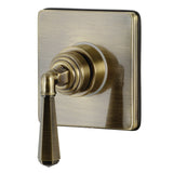 Metropolitan Single-Handle Three-Way Diverter Valve with Square Trim Kit
