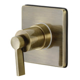 NuvoFusion Single-Handle Three-Way Diverter Valve with Square Trim Kit