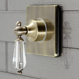 Willshire Single-Handle Three-Way Diverter Valve with Square Trim Kit