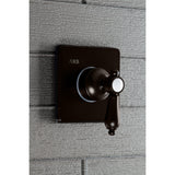 Heirloom Single-Handle Three-Way Diverter Valve with Square Trim Kit