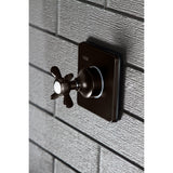 Single-Handle Three-Way Diverter Valve with Square Trim Kit