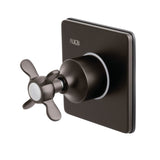 Single-Handle Three-Way Diverter Valve with Square Trim Kit