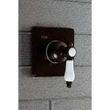 Bel-Air Single-Handle Three-Way Diverter Valve with Square Trim Kit