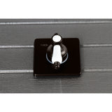 Bel-Air Single-Handle Three-Way Diverter Valve with Square Trim Kit