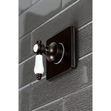 Bel-Air Single-Handle Three-Way Diverter Valve with Square Trim Kit