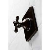 Single-Handle Three-Way Diverter Valve with Square Trim Kit