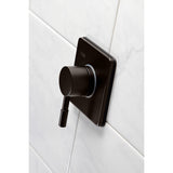 Concord Single-Handle Three-Way Diverter Valve with Square Trim Kit