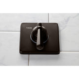 Metropolitan Single-Handle Three-Way Diverter Valve with Square Trim Kit