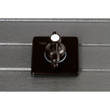 Tudor Single-Handle Three-Way Diverter Valve with Square Trim Kit