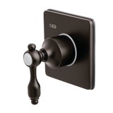 Tudor Single-Handle Three-Way Diverter Valve with Square Trim Kit