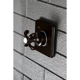 Single-Handle Three-Way Diverter Valve with Square Trim Kit