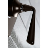 Single-Handle Three-Way Diverter Valve with Square Trim Kit