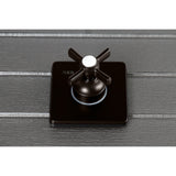 Single-Handle Three-Way Diverter Valve with Square Trim Kit