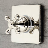 Single-Handle Three-Way Diverter Valve with Square Trim Kit