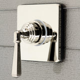 Metropolitan Single-Handle Three-Way Diverter Valve with Square Trim Kit
